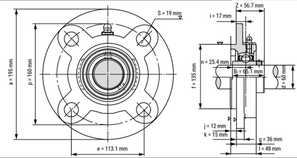 ucfc205 bearing SIZE 