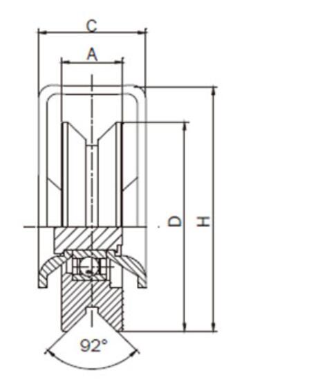 factory sliding gate bearing 