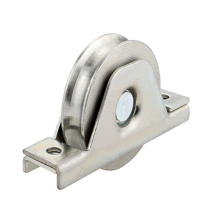 sliding gate wheel with interior bracket