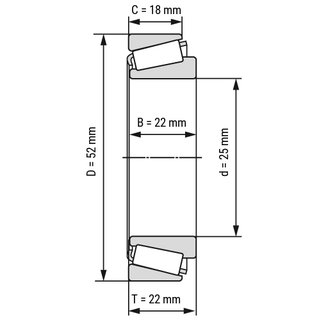 33205 Bearings dimension