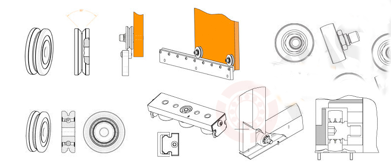 window roller bearings