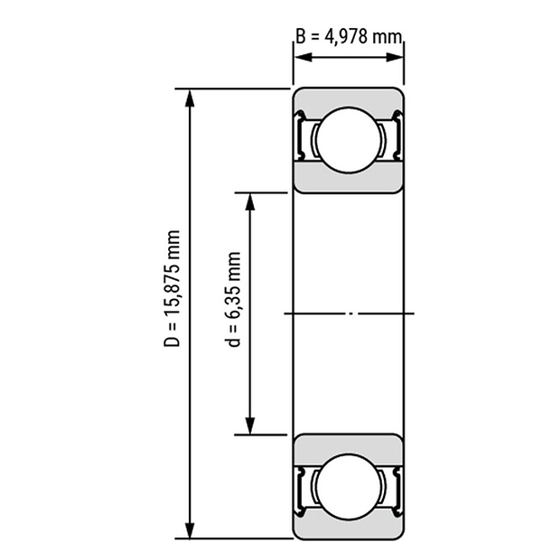 Vac Cleaner Motor Bearing