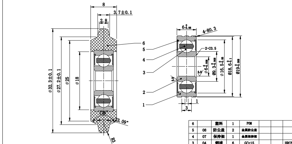 cabinet door roller 