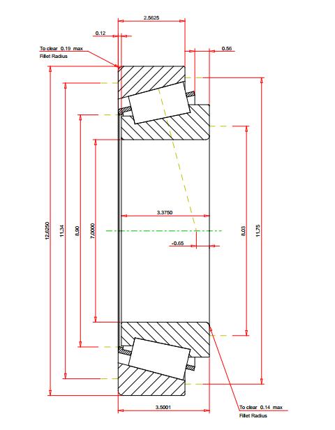  EE222070/222128 bearing