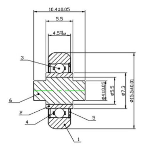 695 bearing dimension 